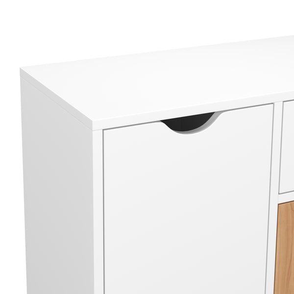 Cassettiera NORDIC 60 x 30 x 73 cm bianco/naturale