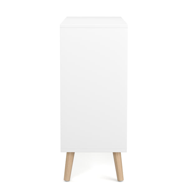 Cassettiera NORDIC 60 x 30 x 73 cm bianco/naturale