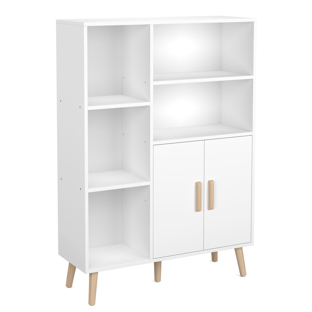 Cassettiera NORDIC 85 x 30 x 120 cm bianca