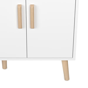 Kommode NORDIC 85 x 30 x 120 cm weiss