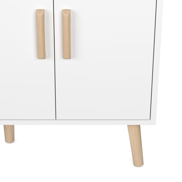 Kommode NORDIC 85 x 30 x 120 cm weiss