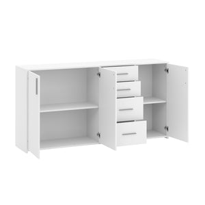 Sideboard SEBASTIAN 160 x 82 cm weiss