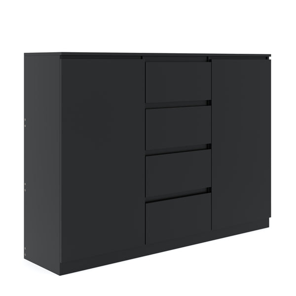 Sideboard TALA 140 x 100 cm schwarz