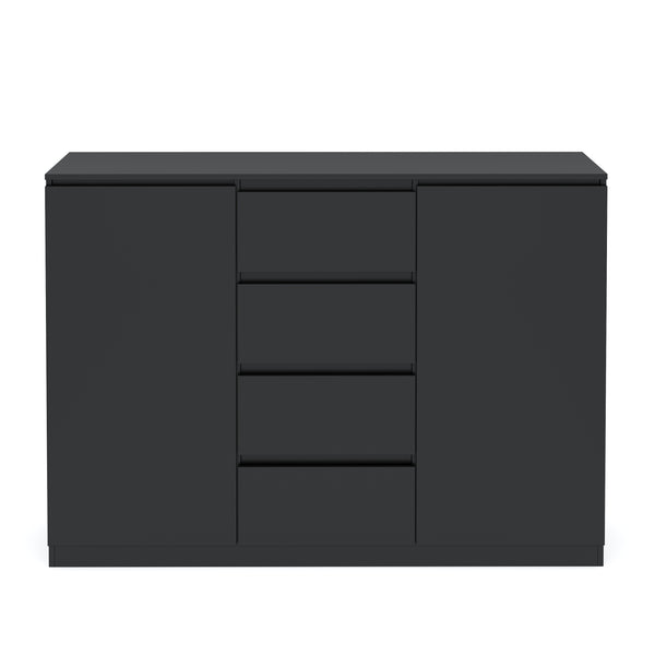 Sideboard TALA 140 x 100 cm schwarz