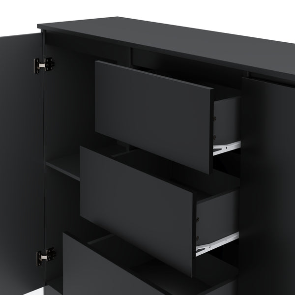 Sideboard TALA 140 x 100 cm schwarz