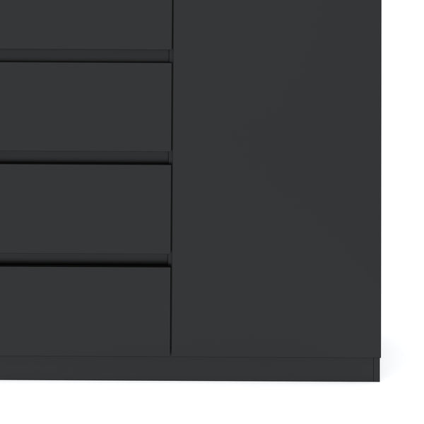 Sideboard TALA 140 x 100 cm schwarz