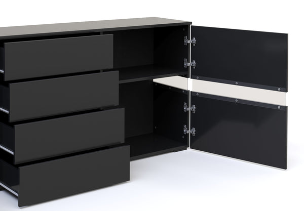 Sideboard LED TANA schwarz