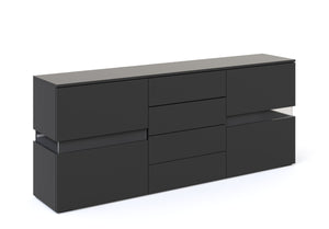 Sideboard LED TANA schwarz