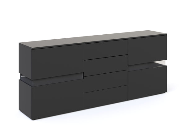 Sideboard LED TANA schwarz