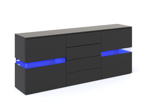 Sideboard LED TANA schwarz