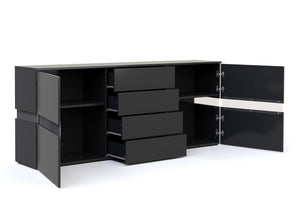 Sideboard LED TANA schwarz