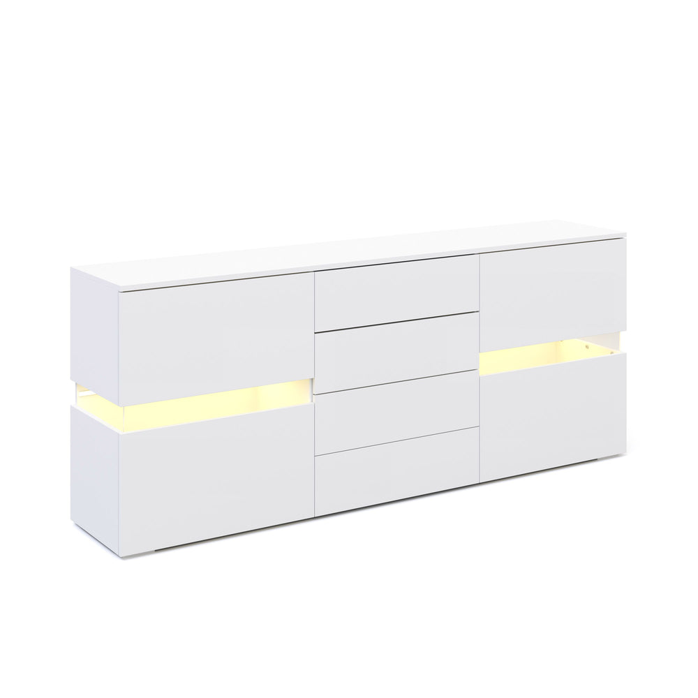 Credenza LED TANA bianca