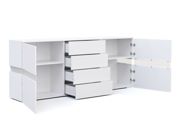 Sideboard LED TANA weiss