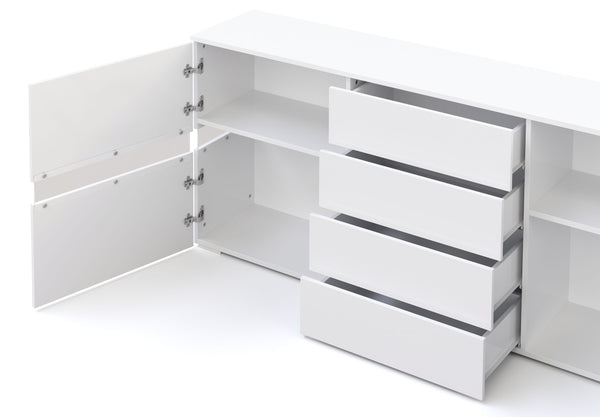 Sideboard LED TANA weiss