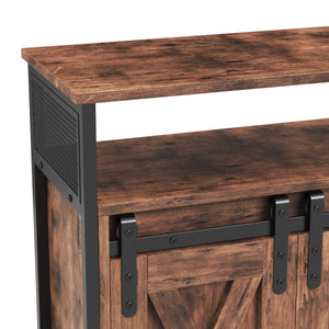 Sideboard Vintage mit Schiebetüren BONITA 100 x 80 cm