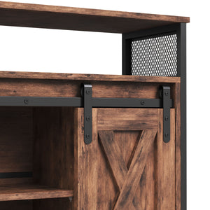 Sideboard Vintage mit Schiebetüren BONITA 100 x 80 cm