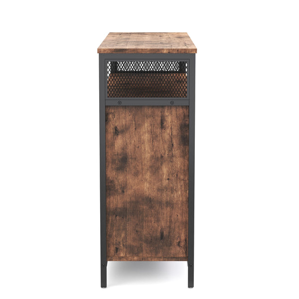 Sideboard Vintage mit Schiebetüren BONITA 100 x 80 cm