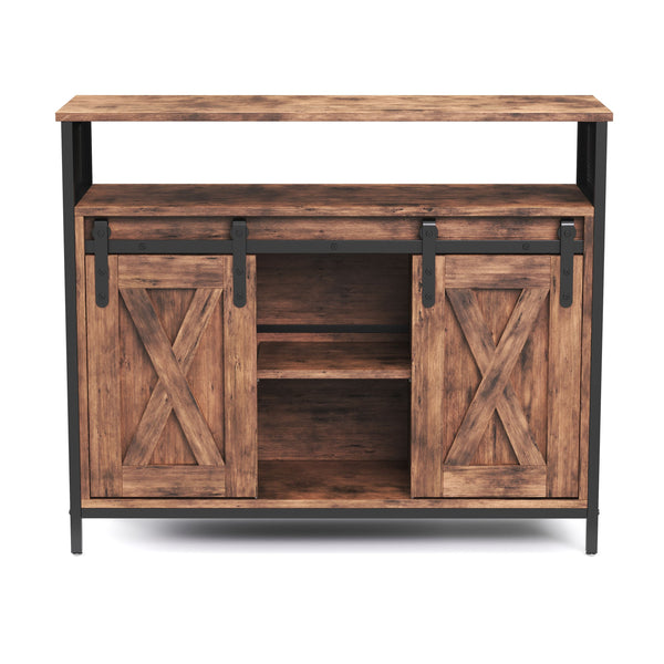 Sideboard Vintage mit Schiebetüren BONITA 100 x 80 cm