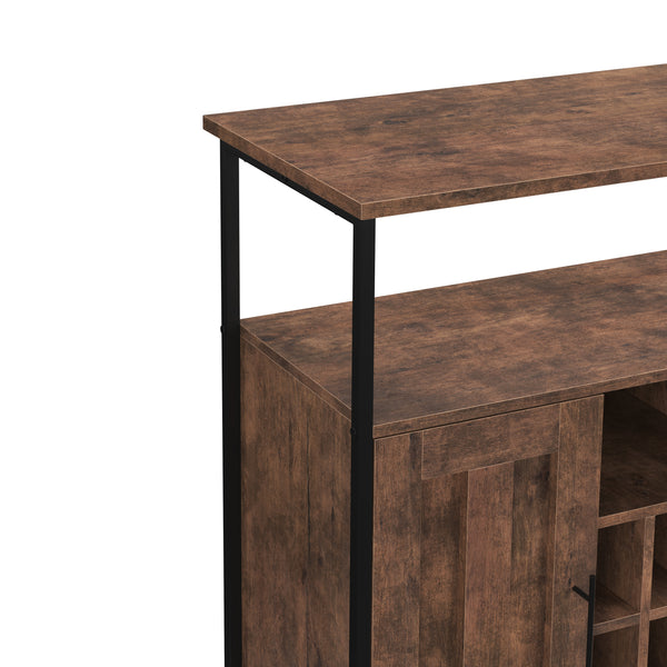 Sideboard Vintage BONITA mit Weinregal 100 x 80 cm
