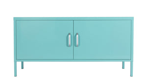 Buffet industriel, turquoise
