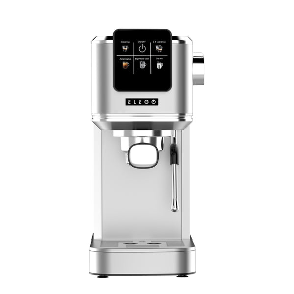 Siebträgermaschine AMABILE Edelstahl 20 bar