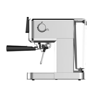 Siebträgermaschine AMABILE Edelstahl 20 bar