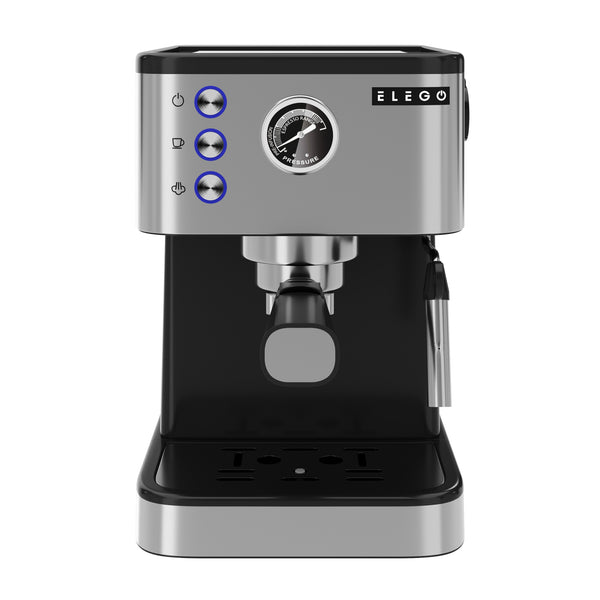 Siebträgermaschine BARISTA Edelstahl 20 bar