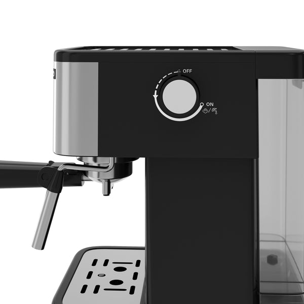 Siebträgermaschine BARISTA Edelstahl 20 bar