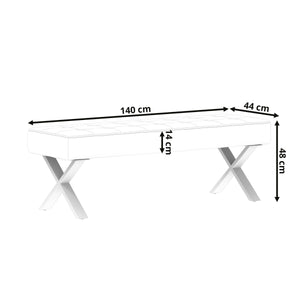 Sitzbank DOLCE 140 cm braun