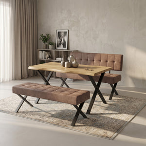 Sitzbank DOLCE 140 cm braun