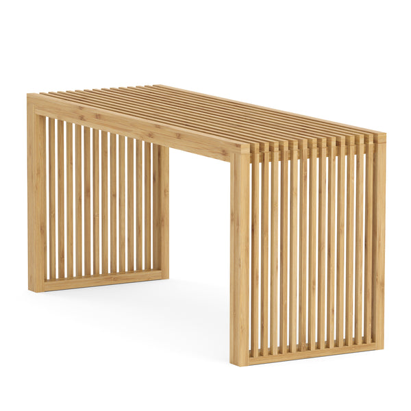 Sitzbank Bambus NORESSO 90 cm natur