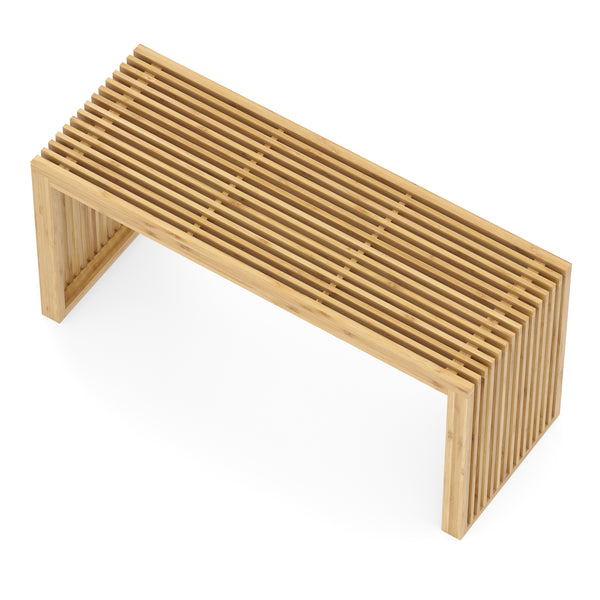 Sitzbank Bambus NORESSO 90 cm natur
