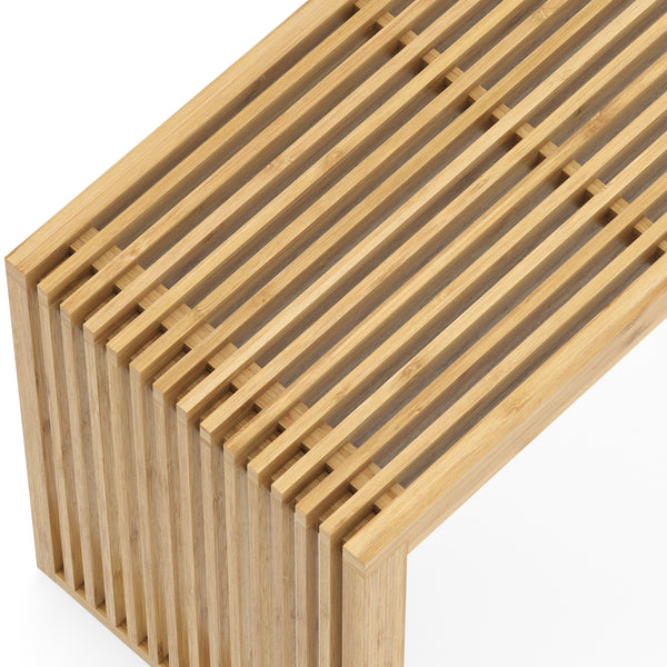 Sitzbank Bambus NORESSO 90 cm natur