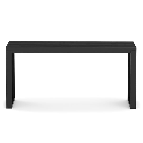 Sitzbank Bambus NORESSO 90 cm schwarz