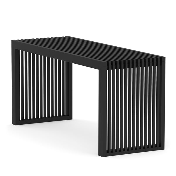 Sitzbank Bambus NORESSO 90 cm schwarz