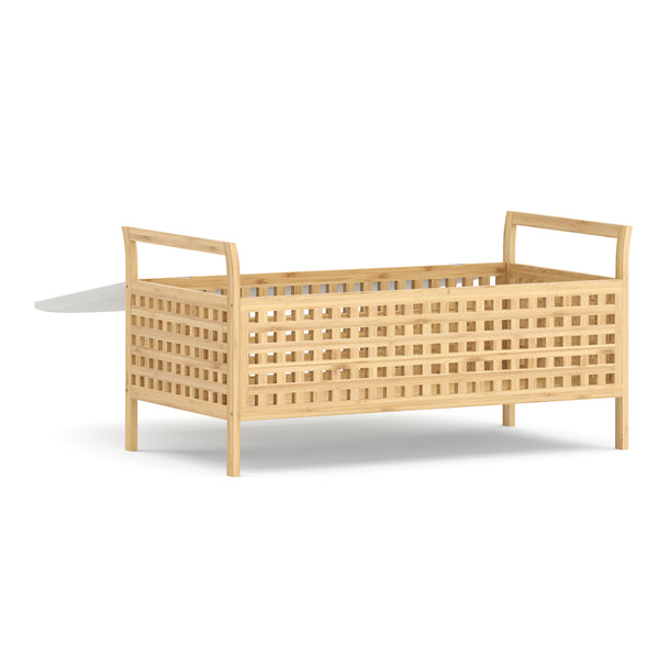 Sitzbank Bambus VELDEN 92 cm natur