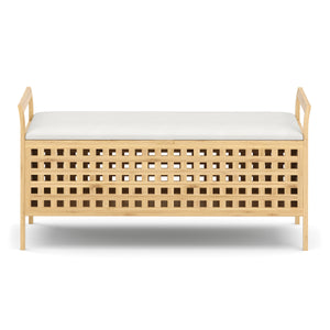 Sitzbank Bambus VELDEN 92 cm natur