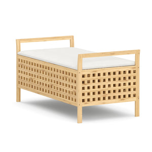 Sitzbank Bambus VELDEN 92 cm natur