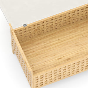 Sitzbank Bambus VELDEN 92 cm natur