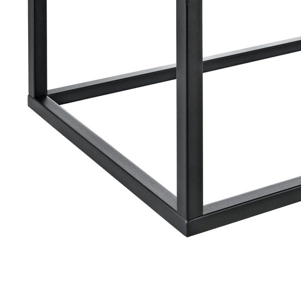 Panca imbottita in metallo Salta, 120x40x38cm, grigio