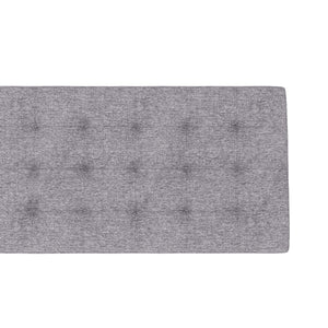 Sitzbank CELINA 120 cm grau/schwarz