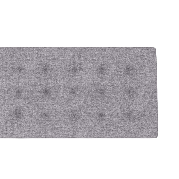 Sitzbank CELINA 120 cm grau/schwarz
