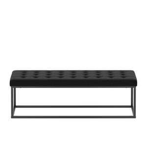 Sitzbank CELINA 120 cm schwarz
