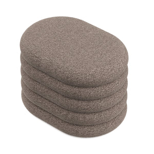 Sitzhocker Teddy PILL mit Stauraum 59 x 45 x 40 cm braun