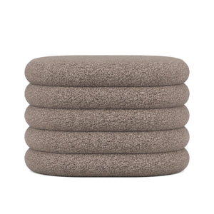 Sitzhocker Teddy PILL mit Stauraum 59 x 45 x 40 cm braun