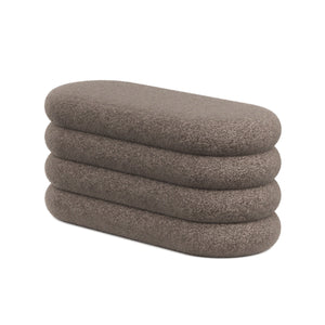 Sitzbank Teddy RISS mit Stauraum 100 x 42 x 42 cm braun