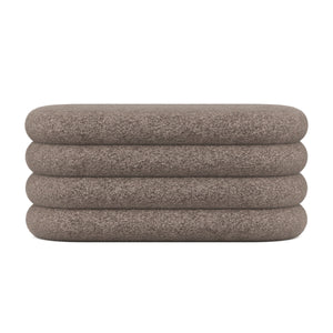 Sitzbank Teddy RISS mit Stauraum 100 x 42 x 42 cm braun