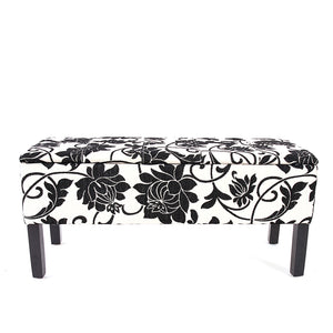 Sitzbank Renens Aufbewahrungstruhe Textil ~ jacquard schwarz