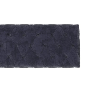 Sitzbank Samt BELINDA 120 cm schwarz