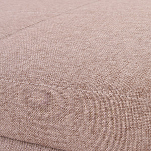 Sitzbank Truhe Kriens Textil ~ Schriftzug creme